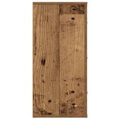 Vidaxl Příborník old wood 80x33x70 cm kompozitní dřevo