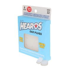 Hearos Silicone Putty Adult Size Ear Plugs for Swimming NRR 22dB 8 Pairs