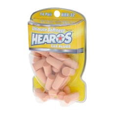 Hearos Ultimate Softness Series Ear Plugs Beige NRR 32dB 14 Pairs