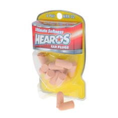 Hearos Ultimate Softness Series Ear Plugs Beige NRR 32dB 6 Pairs