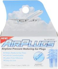 Hearos AirPlugs Airline Pressure Reducing Earplugs NRR 20dB 1 Pair