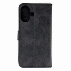 OEM Elegantní knížkový obal na iPhone 16 6.1" Magnet Case Černý