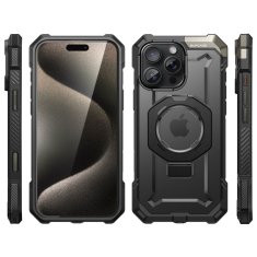 SUPCASE Pancéřový kryt na iPhone 16 PRO 6.3" Supcase UB Grip Mag MagSafe Černý