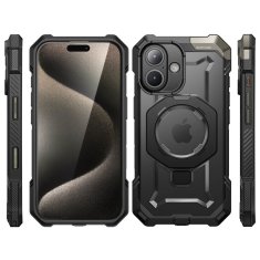 SUPCASE Pancéřový kryt na iPhone 16 6.1" Supcase UB Grip Mag MagSafe Černý