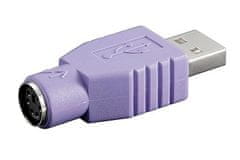 PremiumCord Redukce USB -> PS/2 (pro PS/2 klávesnici)