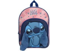 Vadobag Růžový dětský batoh Stitch Likewise