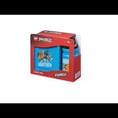 LEGO Ninjago Svačinový set (láhev a box) - modrá