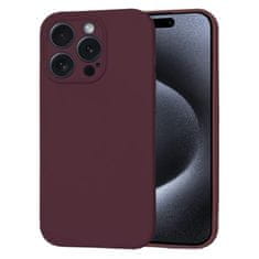 Techsuit Kryt iPhone 15 Pro Techsuit SoftFlex - plum red