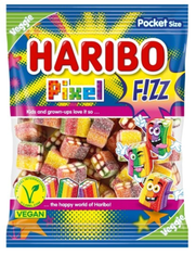 Haribo Haribo Pixel Fizz želé s ovocnou příchutí 80g