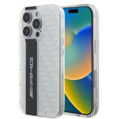 AMG Zadní kryt Carbon Pattern pro iPhone 16 Pro White