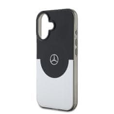 MERCEDES Zadní kryt PC-TPU Double Layer MagSafe pro iPhone 16 Black-Silver