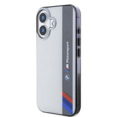 Bmw Zadní kryt IML Motorsport Vertical Stripe pro iPhone 16 Grey