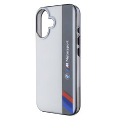 Bmw Zadní kryt IML Motorsport Vertical Stripe pro iPhone 16 Grey