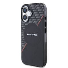 AMG Zadní kryt Rhombs MagSafe pro iPhone 16 Plus Black-Red