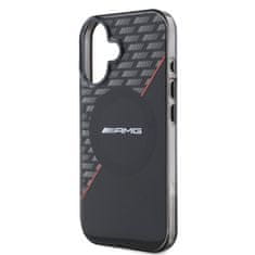 AMG Zadní kryt Rhombs MagSafe pro iPhone 16 Plus Black-Red