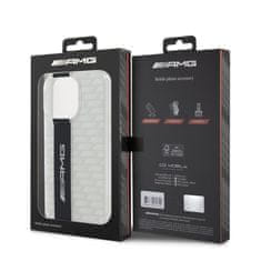 AMG Zadní kryt Carbon Pattern pro iPhone 16 Pro White