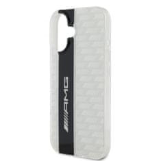 AMG Zadní kryt Carbon Pattern pro iPhone 16 White