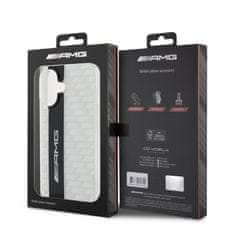 AMG Zadní kryt Carbon Pattern pro iPhone 16 White