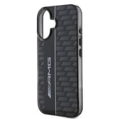 AMG Zadní kryt Carbon Pattern pro iPhone 16 Black