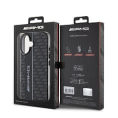 AMG Zadní kryt Carbon Pattern pro iPhone 16 Black