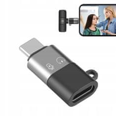 Puluz Adaptér Redukce z iPhone Lightning 8 Pin na USB-C USB Type-C