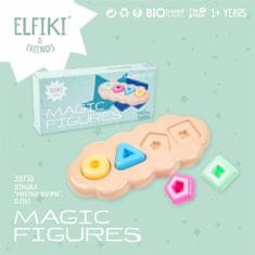 Elfiki ELFIKI BIO PLAST Motorická vkládačka Magické tvary