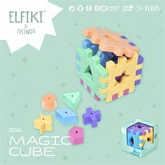 Elfiki ELFIKI BIO PLAST Motorická vkládačka Magická kostka 12 ks