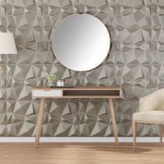 shumee vidaXL Nástěnné panely 12 ks betonové 50 x 50 cm XPS 3 m² diamant