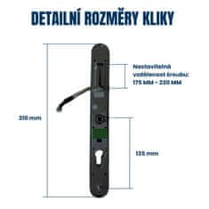 BOT Chytrá klika TTLock H1 92 mm černá