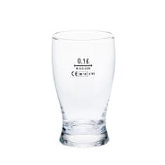 Slovglass Sklenička Gentleman 120ml s cejchem 100ml (6ks)