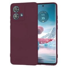 Techsuit Kryt Motorola EDGE 40 Neo Techsuit SoftFlex - plum red