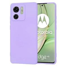 Techsuit Kryt Motorola EDGE 40 / EDGE (2023) Techsuit SoftFlex - light purple