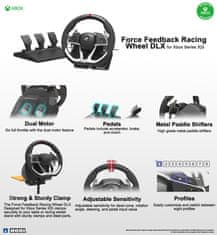 HORI HORI Force Feedback Racing Wheel DLX (XONE/XSX/PC)