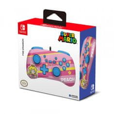 HORI HORI HoriPad Mini kabelový ovladač - Super Mario Series - Peach (Switch)