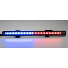 Stualarm Gumové výstražné LED světlo vnější, modro-červené, 12/24V, 340mm (kf016-34br)