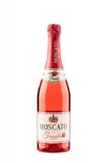 ELLEMARE FRIZZANTE červené MOSCATO de Luxe Fragola polosladké 8% 0,75l