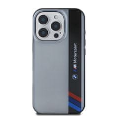 Bmw Zadní kryt IML Motorsport Vertical Stripe pro iPhone 16 Pro Grey