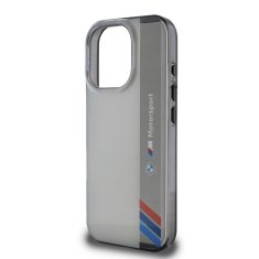 Bmw Zadní kryt IML Motorsport Vertical Stripe pro iPhone 16 Pro Grey