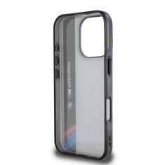 Bmw Zadní kryt IML Motorsport Vertical Stripe pro iPhone 16 Pro Grey