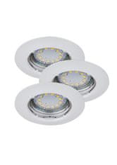 Rabalux  LED zápustné bodové svítidlo Lite 3x3W | 720lm | 3000K | IP40 - set 3 svítidel, kruhové