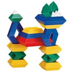 Kebo Toys Wedge it skládací pyramida základní barvy 15 dílků