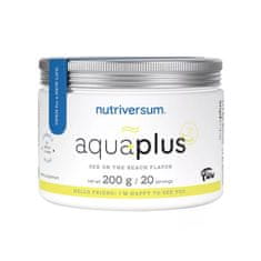 Nutriversum Aqua Plus, Nápoj s vitamínem C a vlákninou, 200 g Příchuť: Broskvový ledový čaj