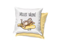 Nekupto Vtipný polštář Miluji válení