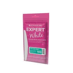 STALEKS Náhradní brusný papír Expert 40 hrubost 100 (White Disposable Files for Crescent Nail File) 30 ks