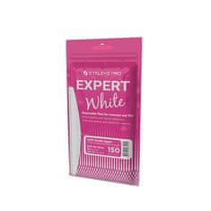 STALEKS Náhradní brusný papír Expert 40 hrubost 150 (White Disposable Files for Crescent Nail File) 30 ks