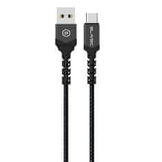 Universal datový kabel Raptor USB-Typ C 3A 0,5m Černo-šedý