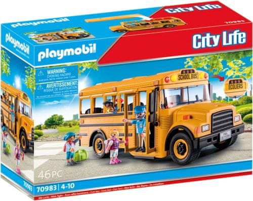 Playmobil Playmobil školní autobus city life 70983