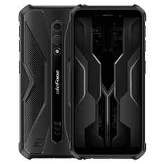 Ulefone Armor X12 Pro, odolný smartphone, tvrzený 5,45" displej, 8 GB/64 GB, baterie 4 860 mAh, stupeň ochrany IP68/IP69, černý