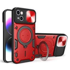 Techsuit Kryt iPhone 15 Techsuit CamGuard Pro - červený