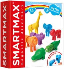 SmartMax SmartMax magnetická stavebnice - Moje první Safari zvířátka - 18 ks